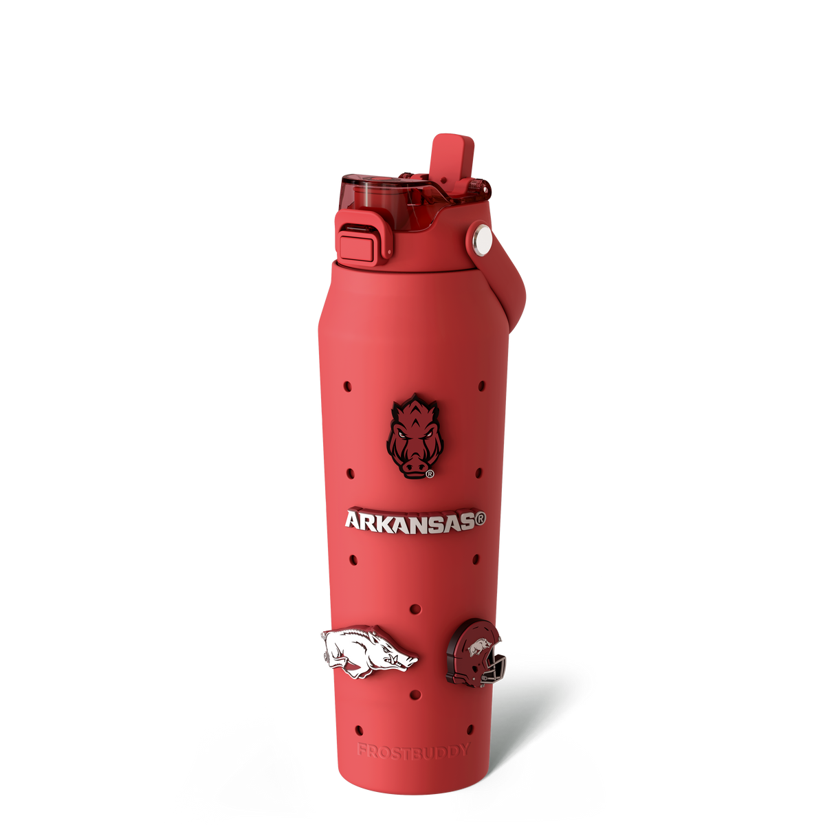 Bottle Buddy 32oz | Arkansas Razorbacks | Skin + Budz Bundle image 1